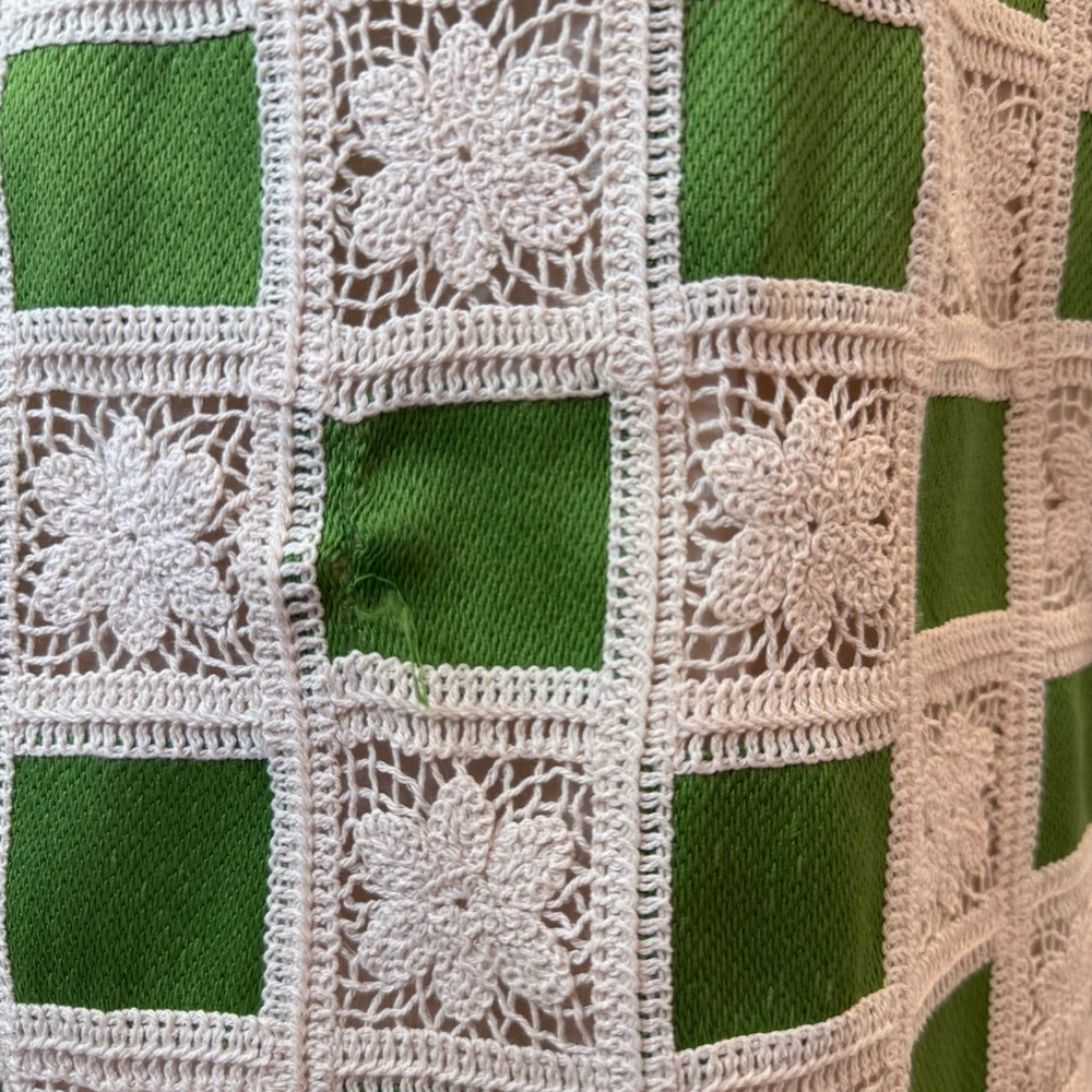 English Factory Crochet Patchwork Shift Dress NWT - image 8